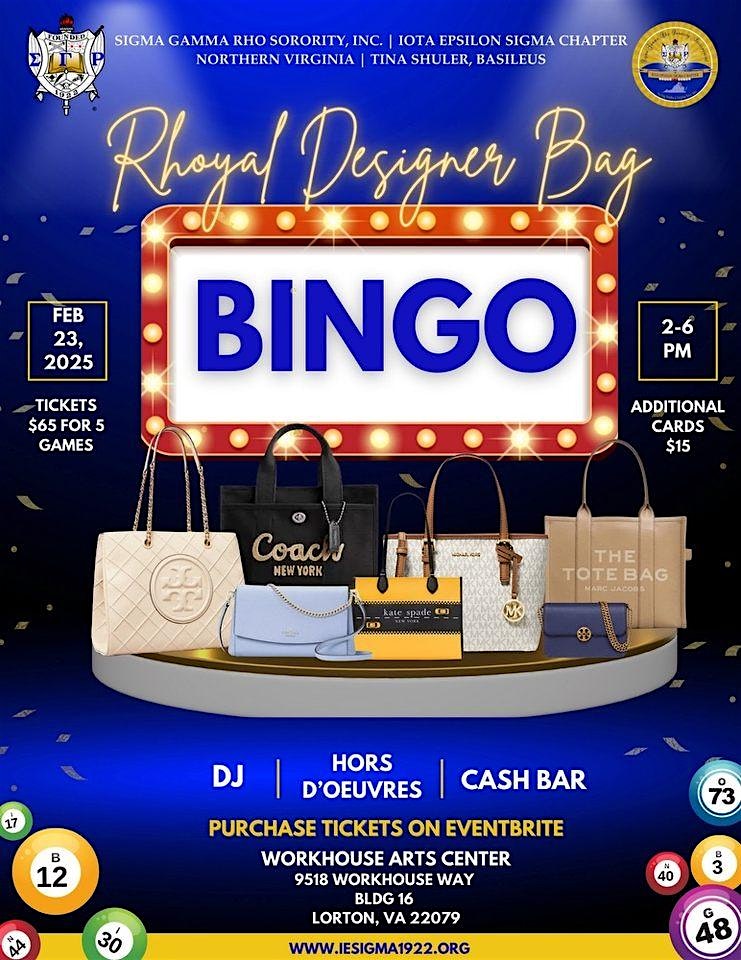 Rhoyal Designer Bag Bingo – Lorton, VA