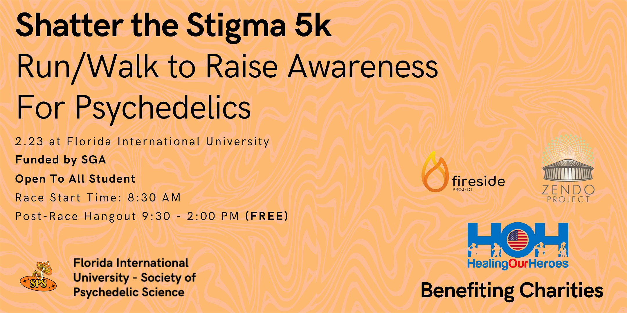 Shatter the Stigma 5k -Charity Run/Walk to Raise Awareness for Psychedelics – Miami, FL