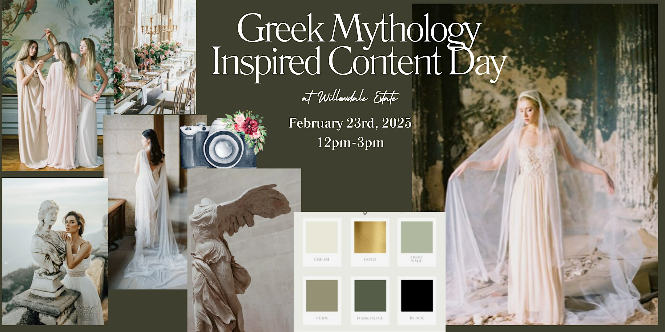 Greek Mythology Inspired Content Day at Willowdale Estate – Topsfield, MA