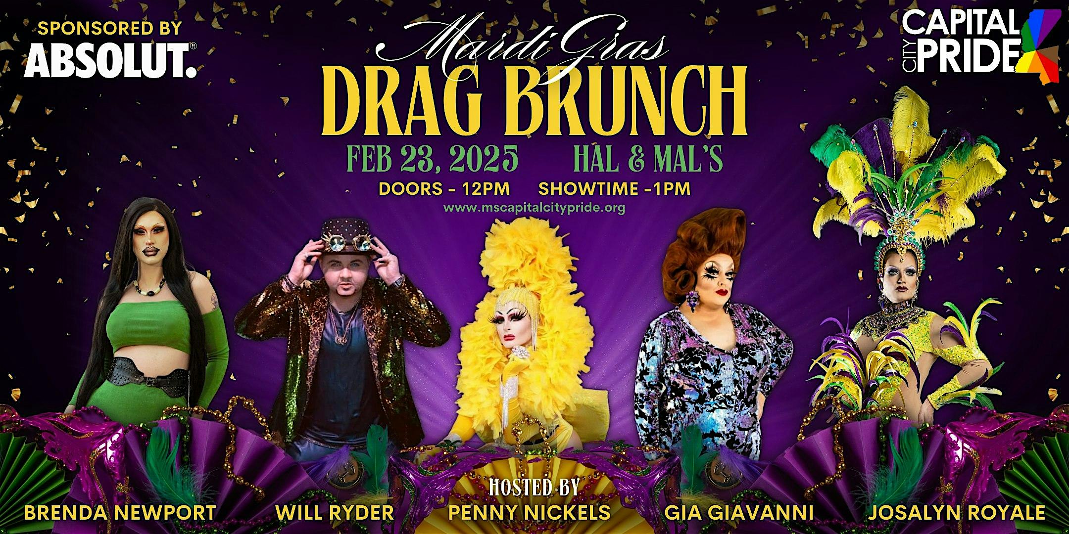 CAPITAL CITY PRIDE MARDI GRAS BRUNCH – Jackson, MS