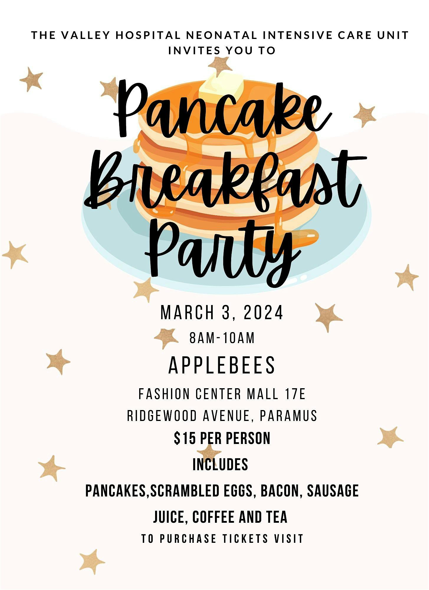 The Valley Hospital NICU Pancake Breakfast – Paramus, NJ