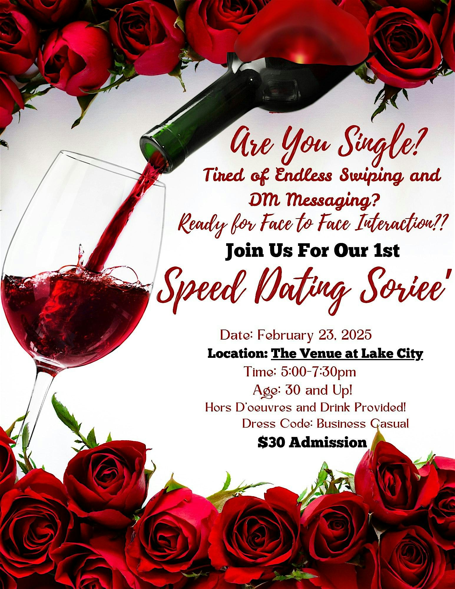 Speed Dating Soriee’ – Lake City, AR