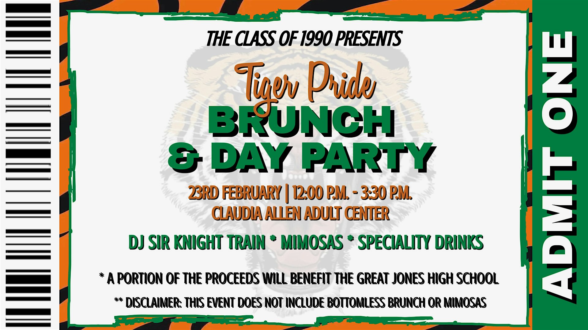 TIGER PRIDE Brunch & Day Party – Orlando, FL