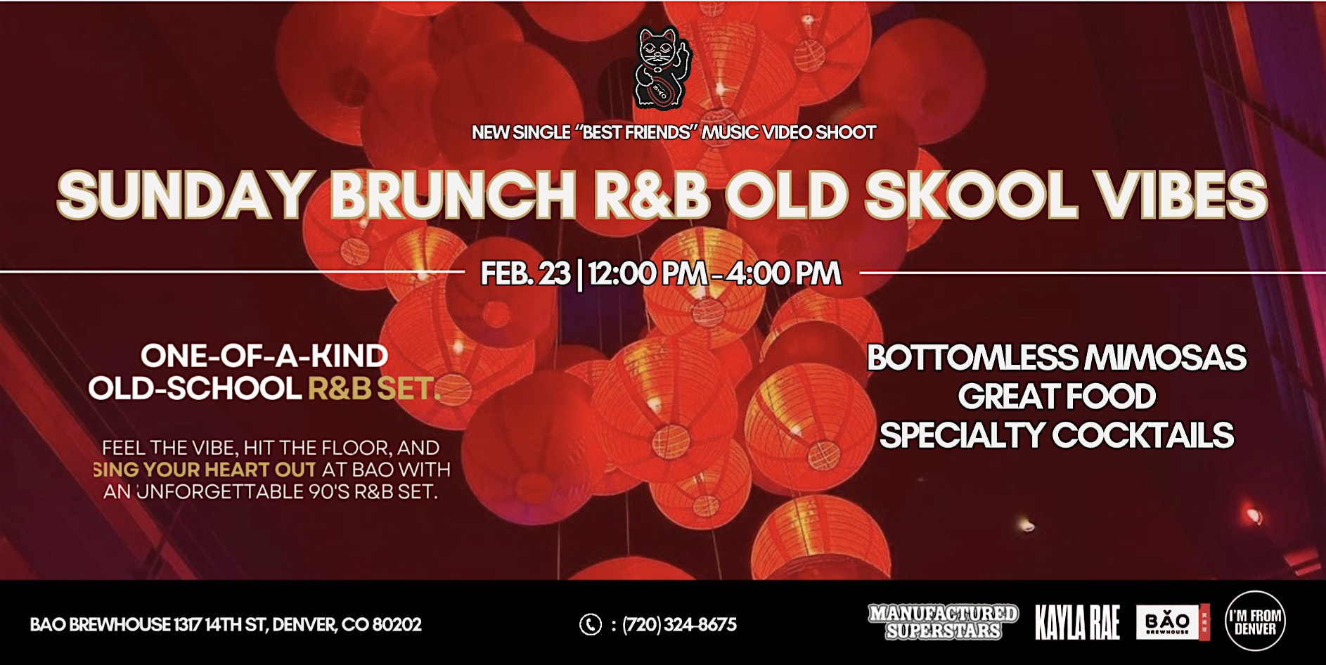 Sunday Brunch R&B Old Skool Vibes – Denver, CO