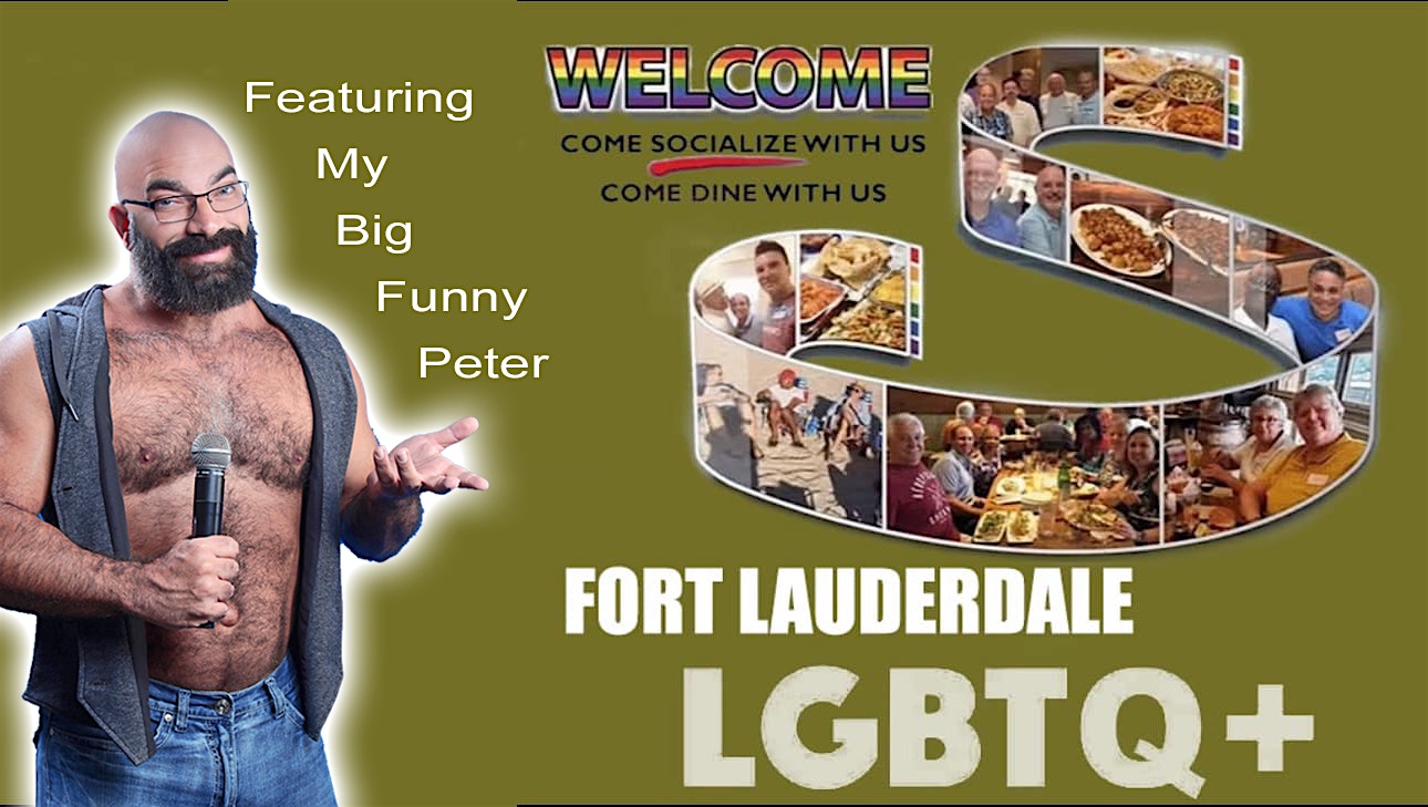 LGBTQ+ Meet Up Group at Tropics with Comic Peter Bisuito – Wilton Manors, FL