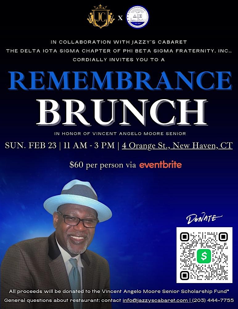 The Remembrance Brunch in Honor of Vincent Angelo Moore Sr. – New Haven, CT