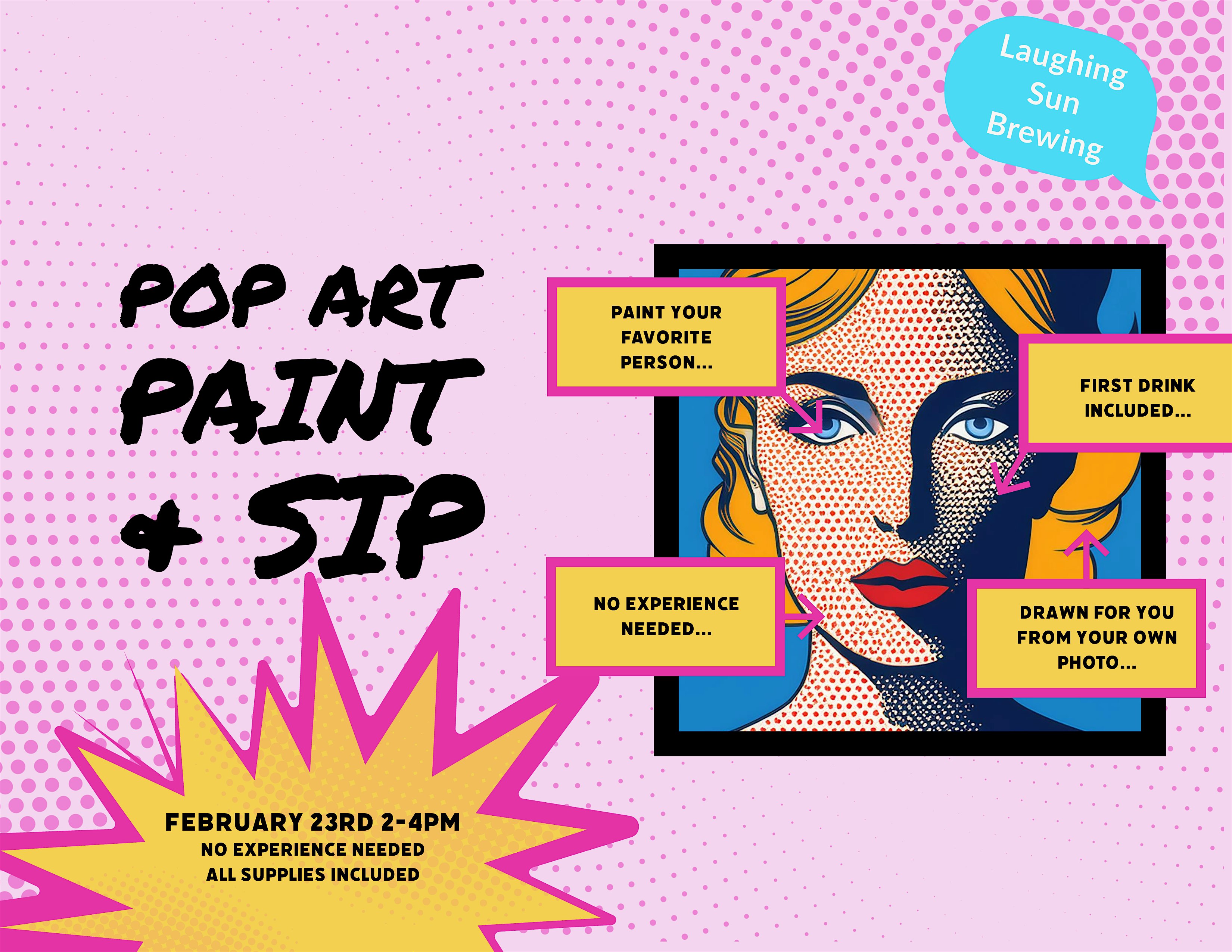 Pop Art Paint & Sip – Bismarck, ND