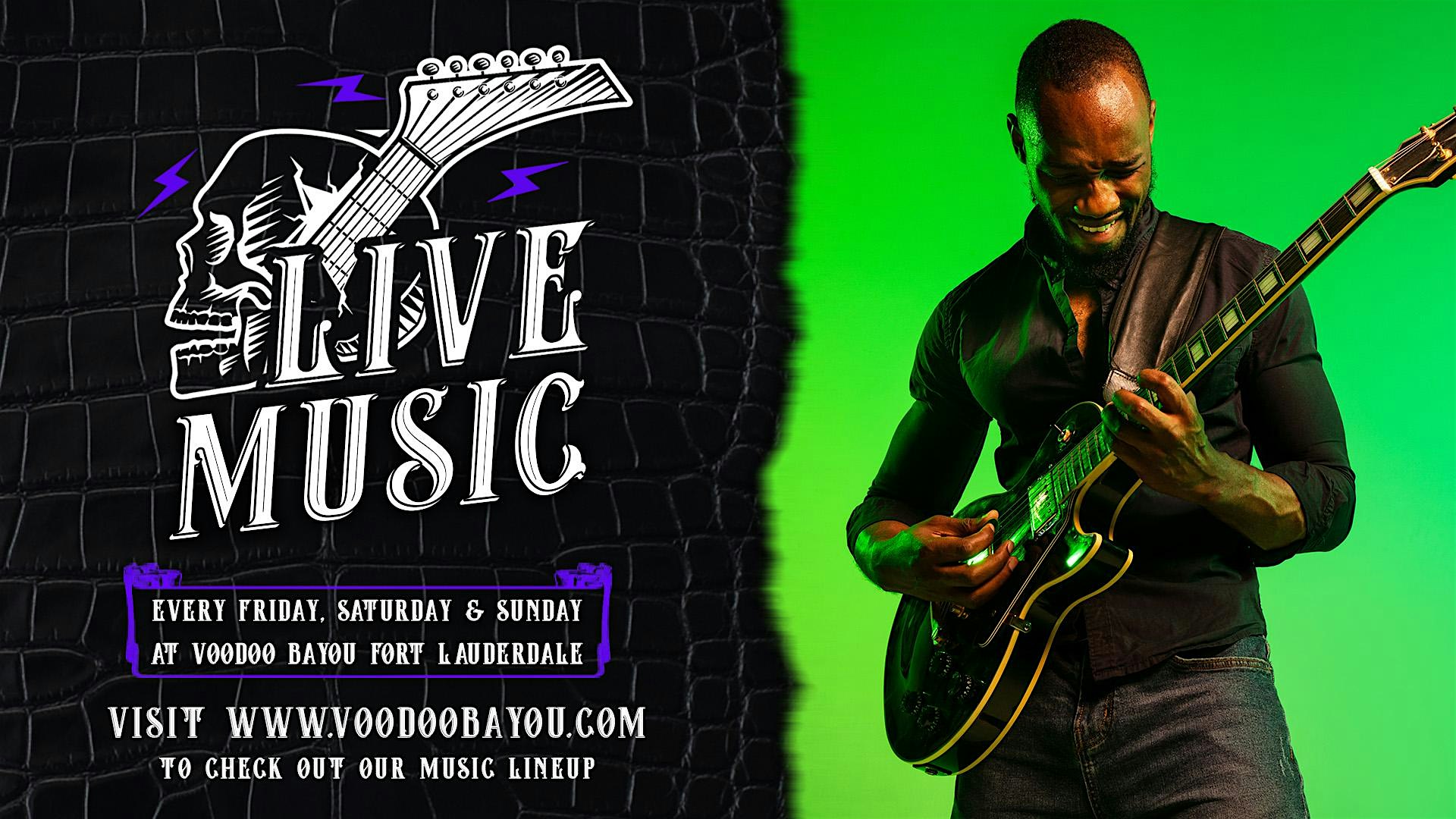 Voodoo Bayou Fort Lauderdale Live Music Weekends – Fort Lauderdale, FL