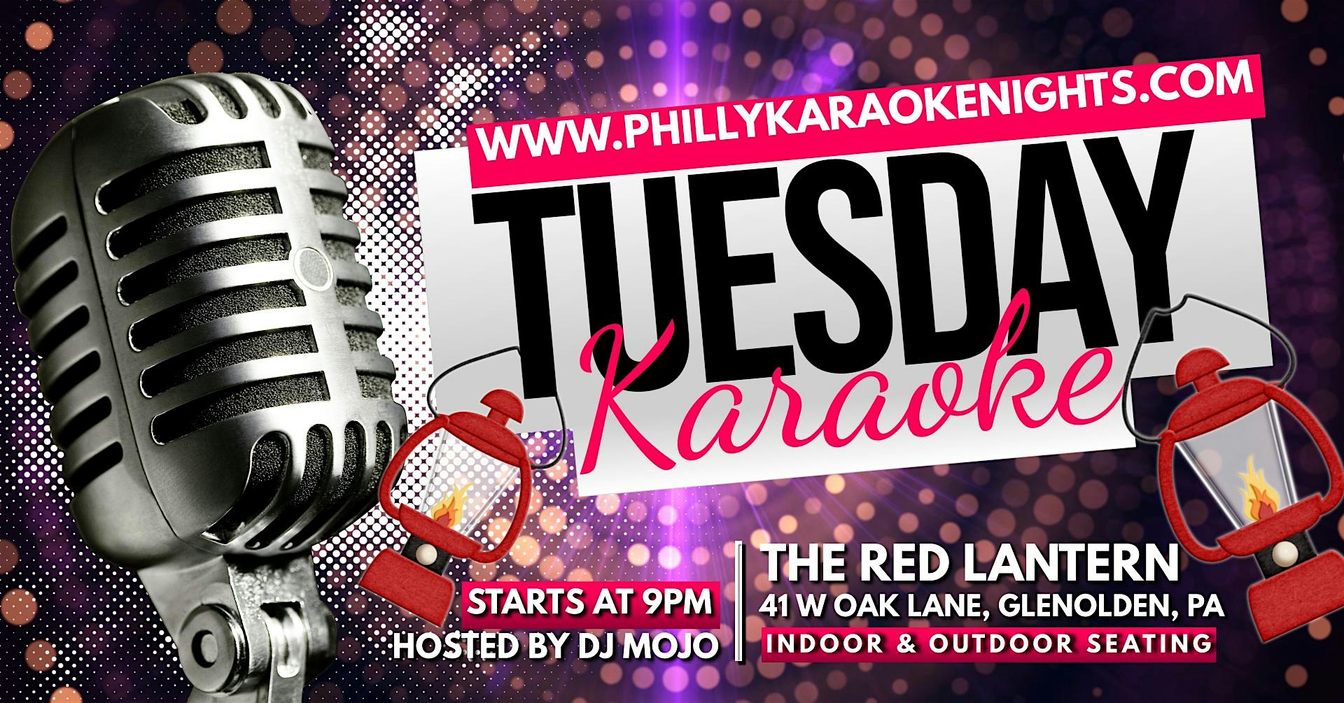 Tuesday Karaoke at The Red Lantern (Glenolden – Delaware County, PA) – Glenolden, PA