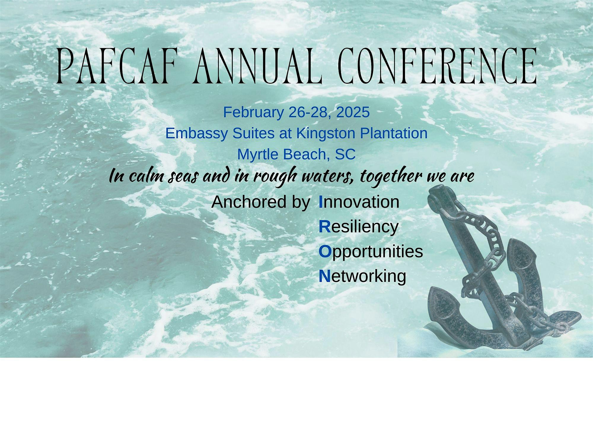 2025 PAFCAF Annual Conference – Myrtle Beach, SC