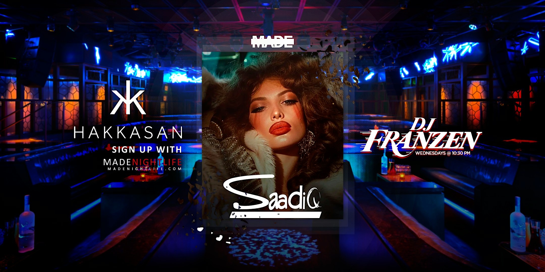 SaadiQ Wednesdays with DJ Franzen | Las Vegas – Las Vegas, NV