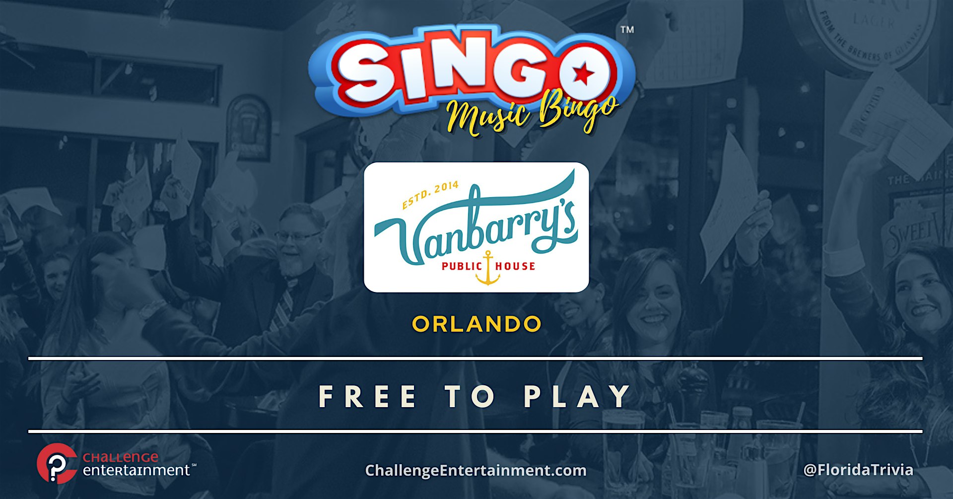 Singo – Music Bingo @ Vanbarry’s – Orlando, FL