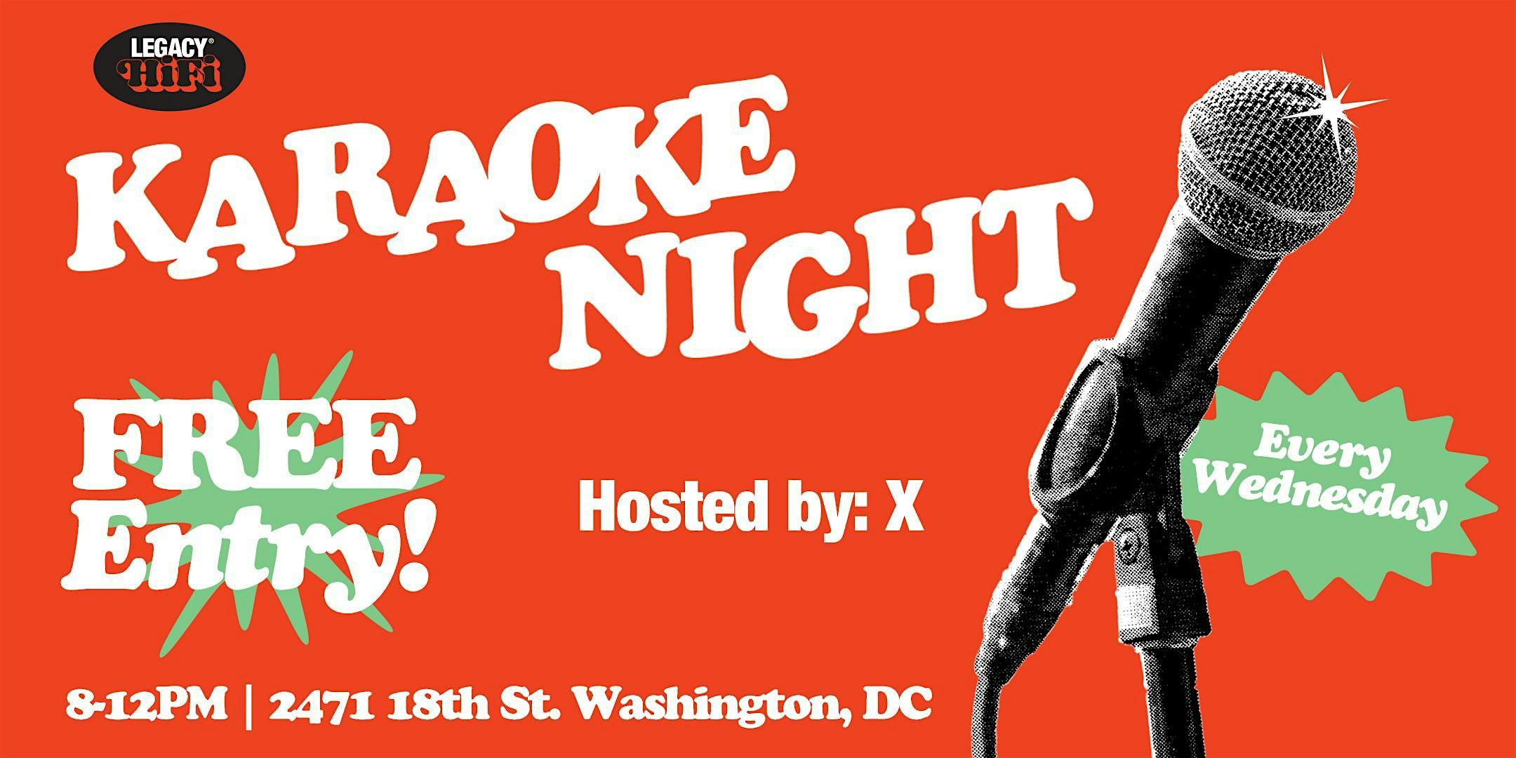 Karaoke Night at Legacy HiFi – Washington, DC