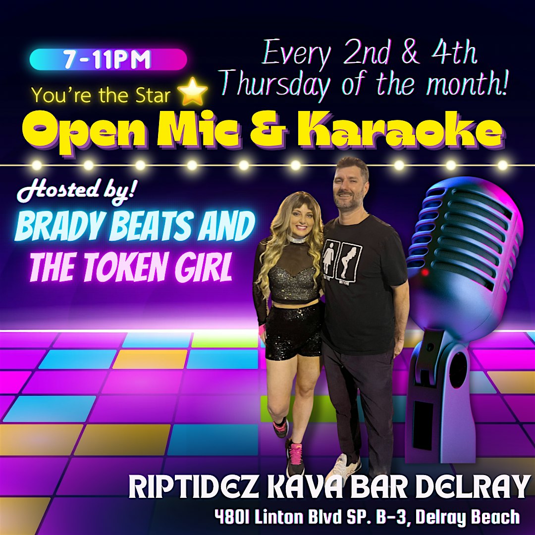 Open Mic and Karaoke! – Delray Beach, FL