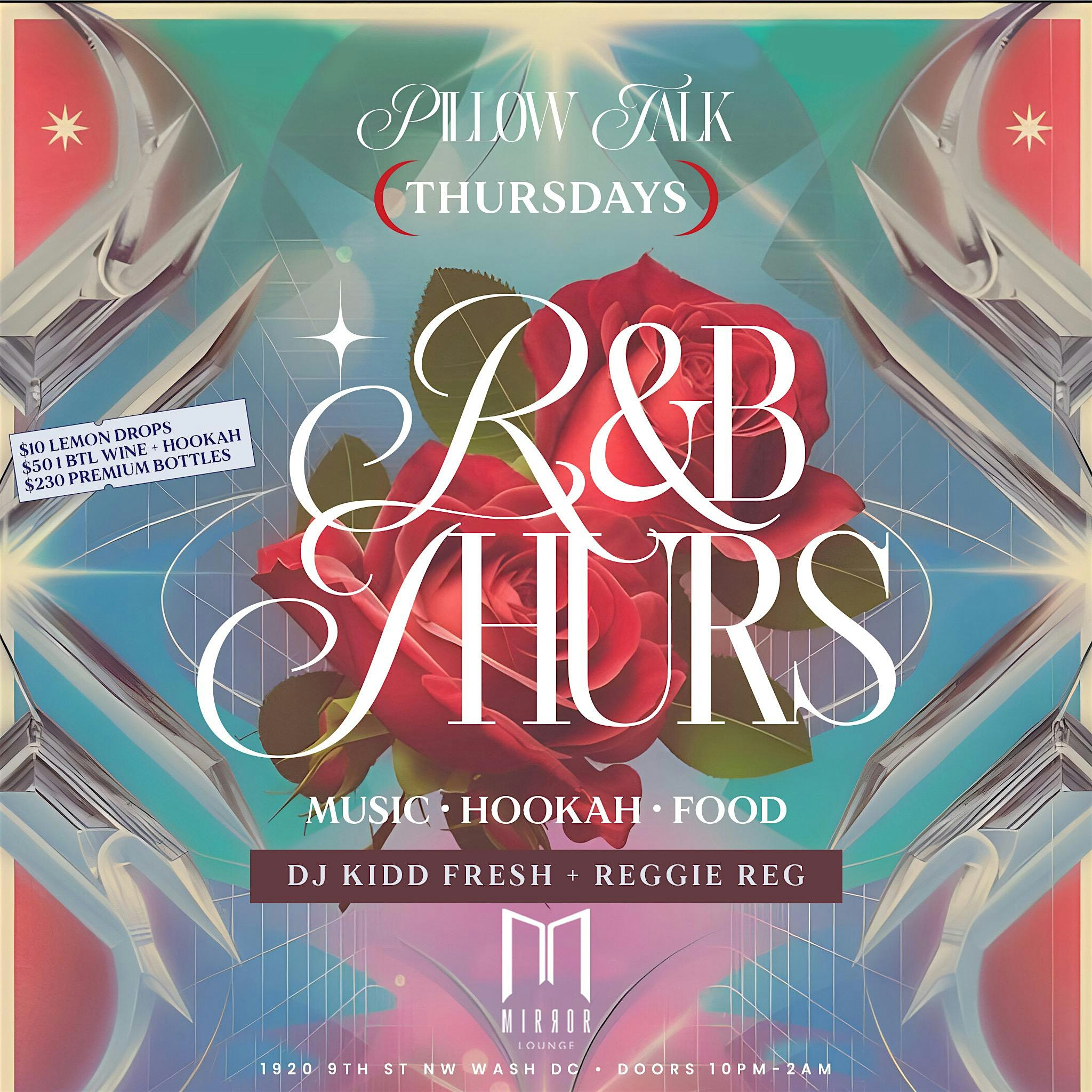 PILLOW TALK RNB THURSDAYS [at] MIRROR LOUNGE | $10 LEMON DROPS | FREE RSVP – Washington, DC