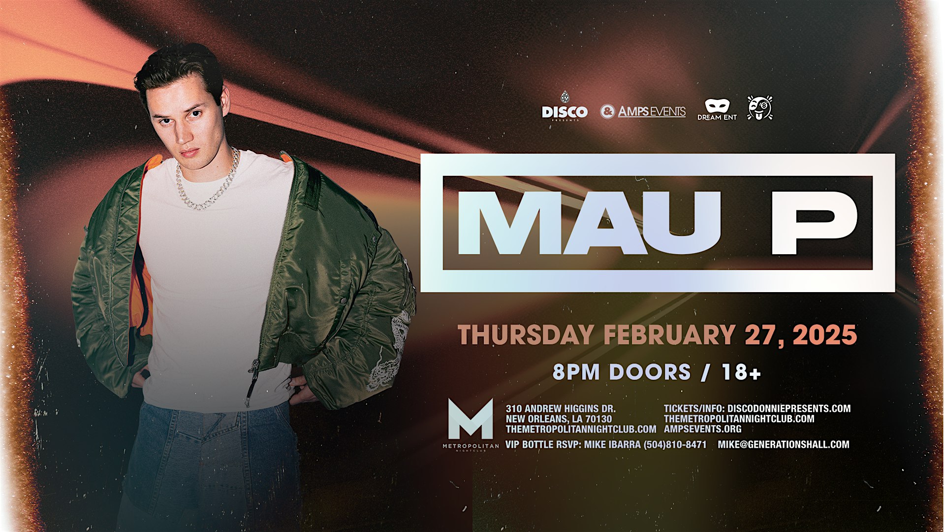 Mardi Dawn: Mau P & more – New Orleans, LA