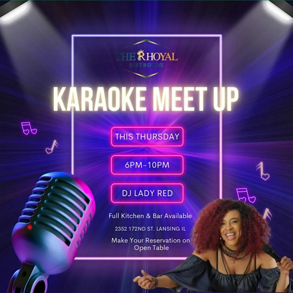 Karaoke Meet Up w/ Lady Red – Lansing, IL