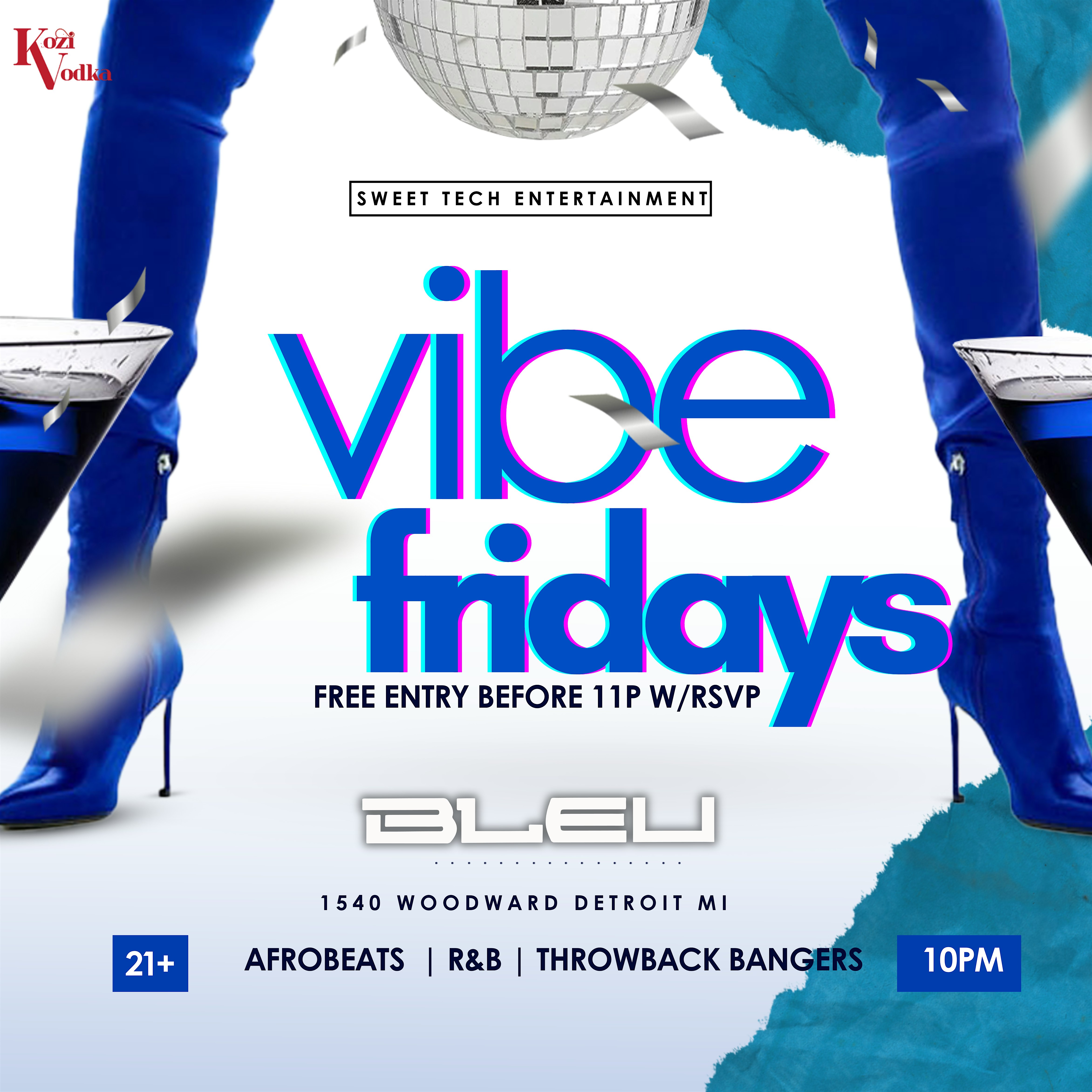 VIBE FRIDAYS |FREE RSVP + VIP GUESTLIST – Detroit, MI