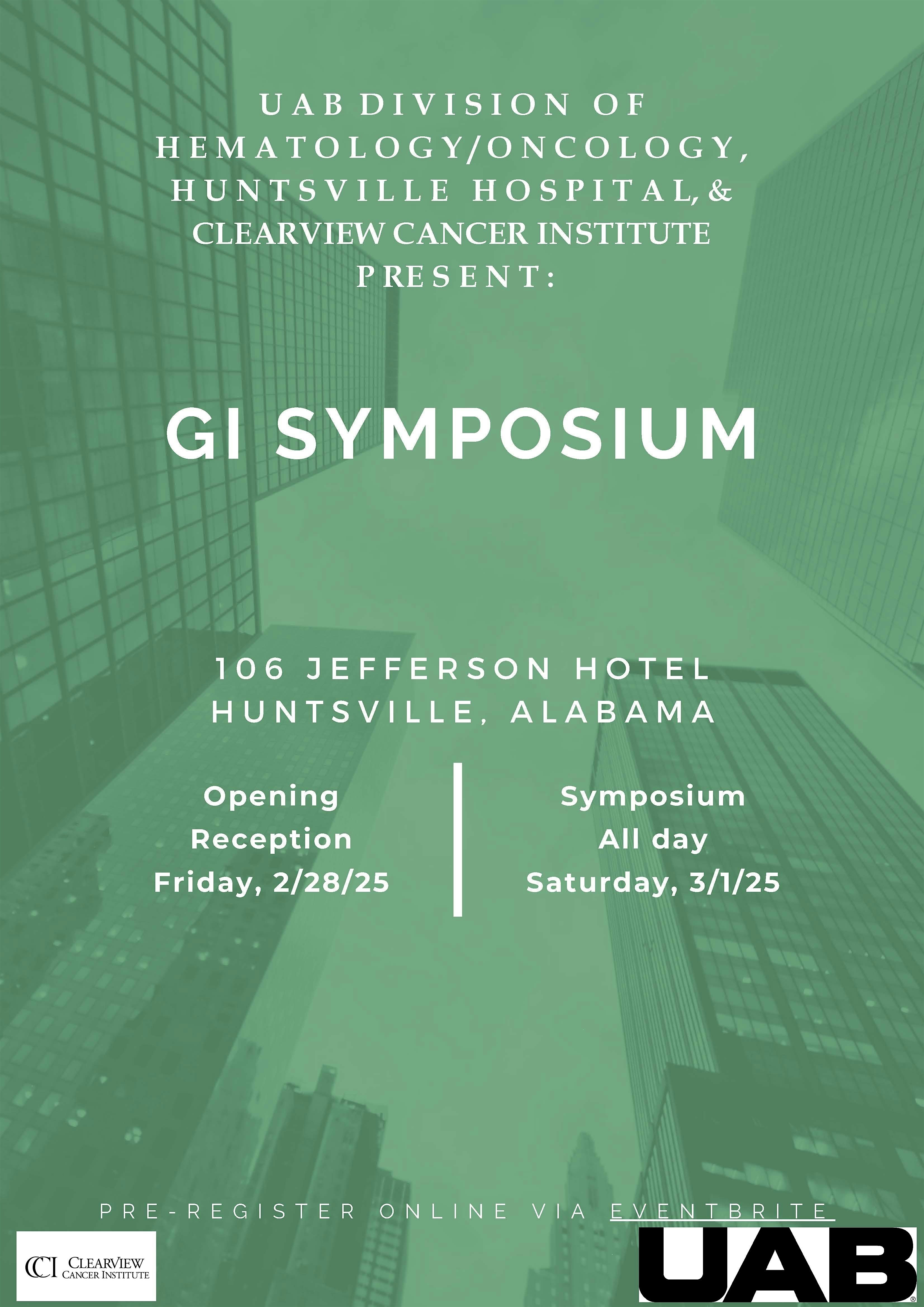 2025 GI Oncology Symposium – Huntsville, AL