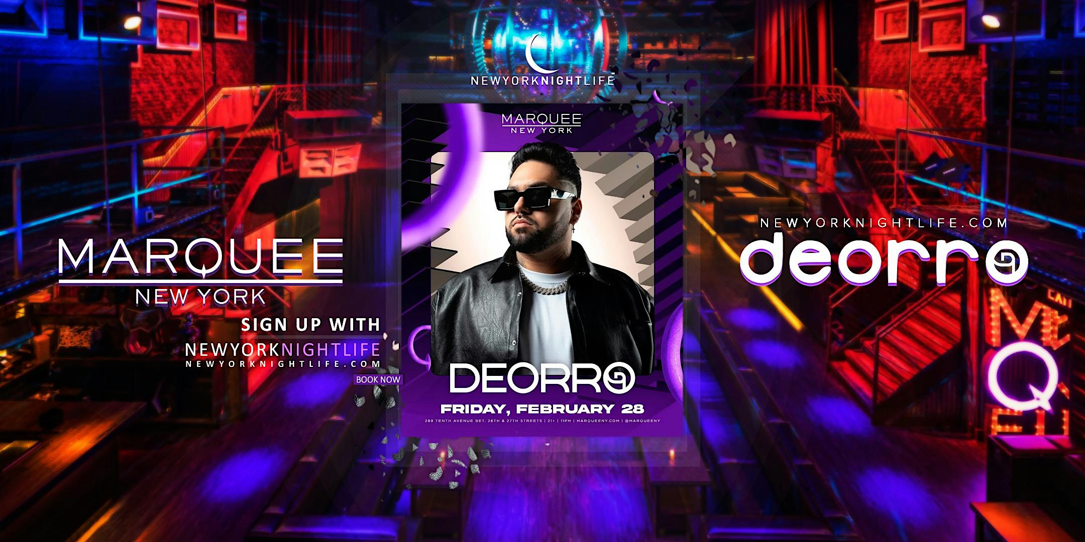 Deorro | Friday | Marquee Nightclub New York Party – New York, NY