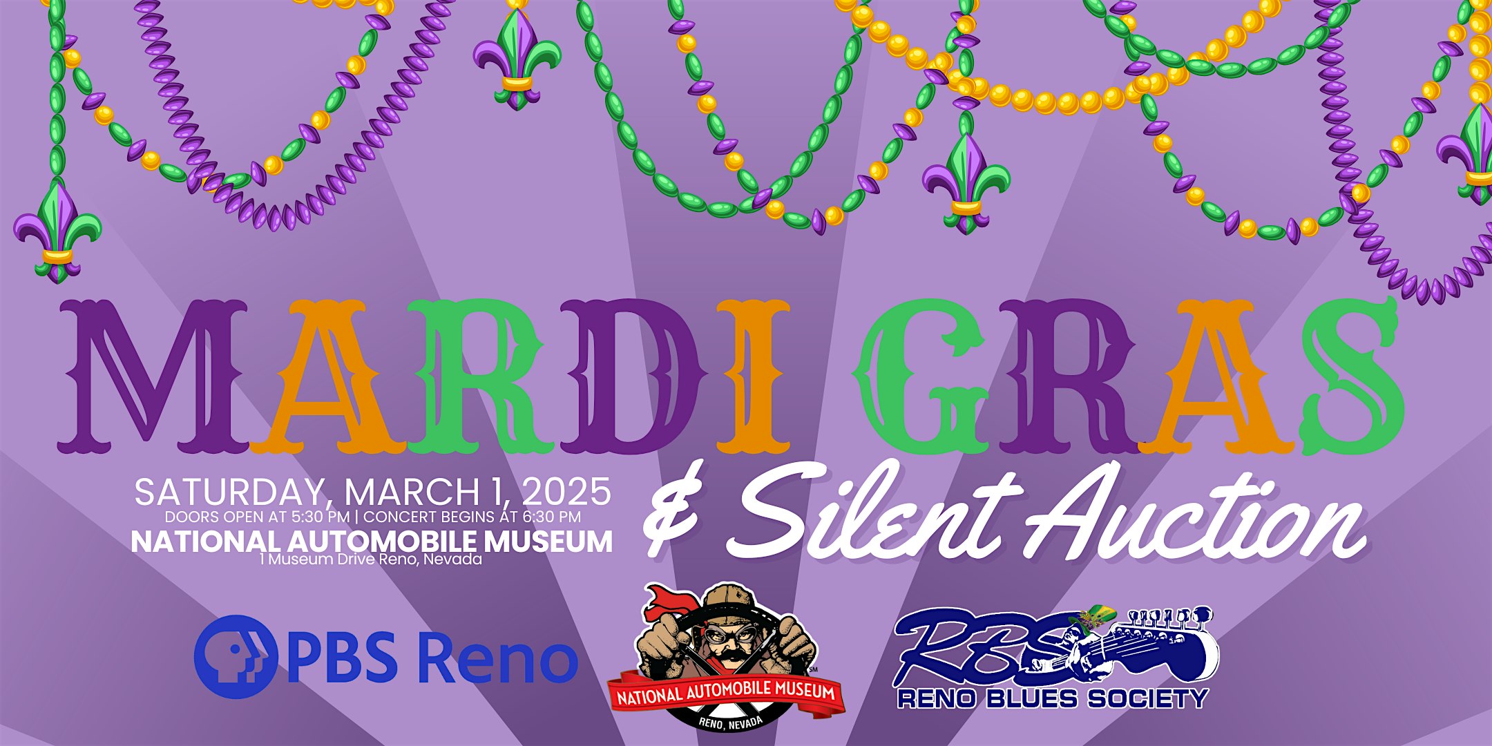 Mardi Gras and Silent Auction – Reno, NV