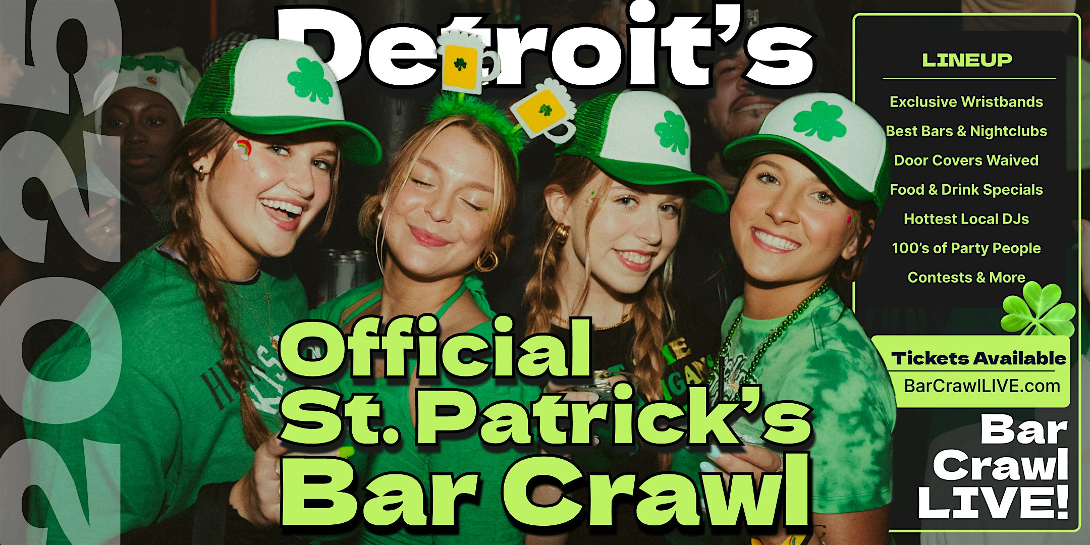 2025 Official Detroit St Patricks Day Bar Crawl 2 Dates By Bar Crawl LIVE – Detroit, MI