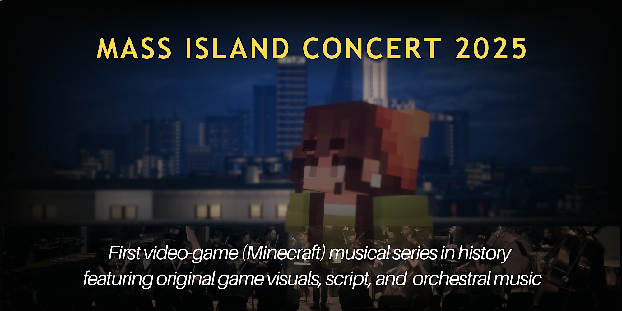 Mass Island Concert 2025 – Original, Multimedia, By Minecraft Server – Boston, MA