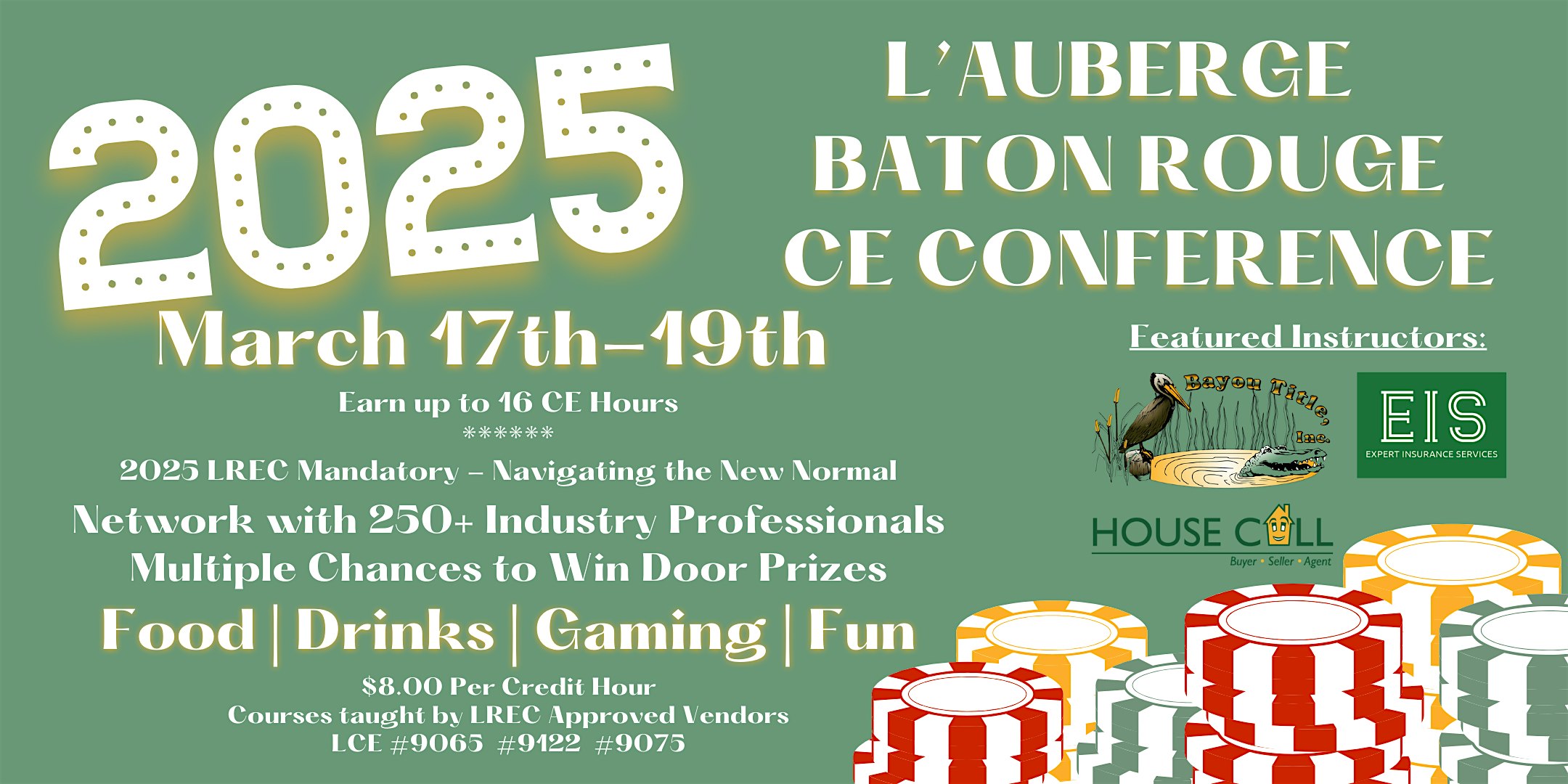 2025 Bayou Title, Inc. CE Conference – Baton Rouge, LA