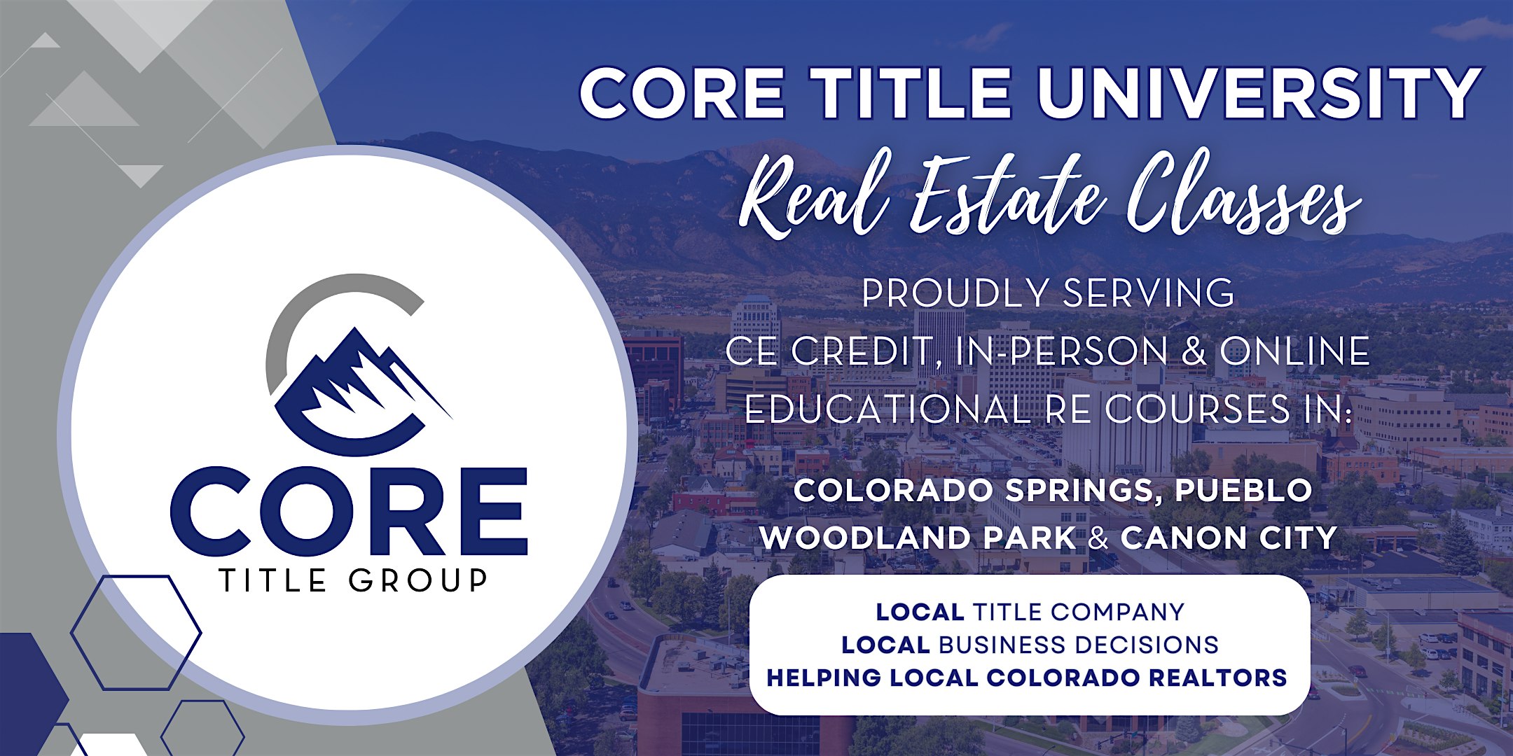 2025 Annual Commission Update Class (4 CE) I DOWNTOWN – Colorado Springs, CO