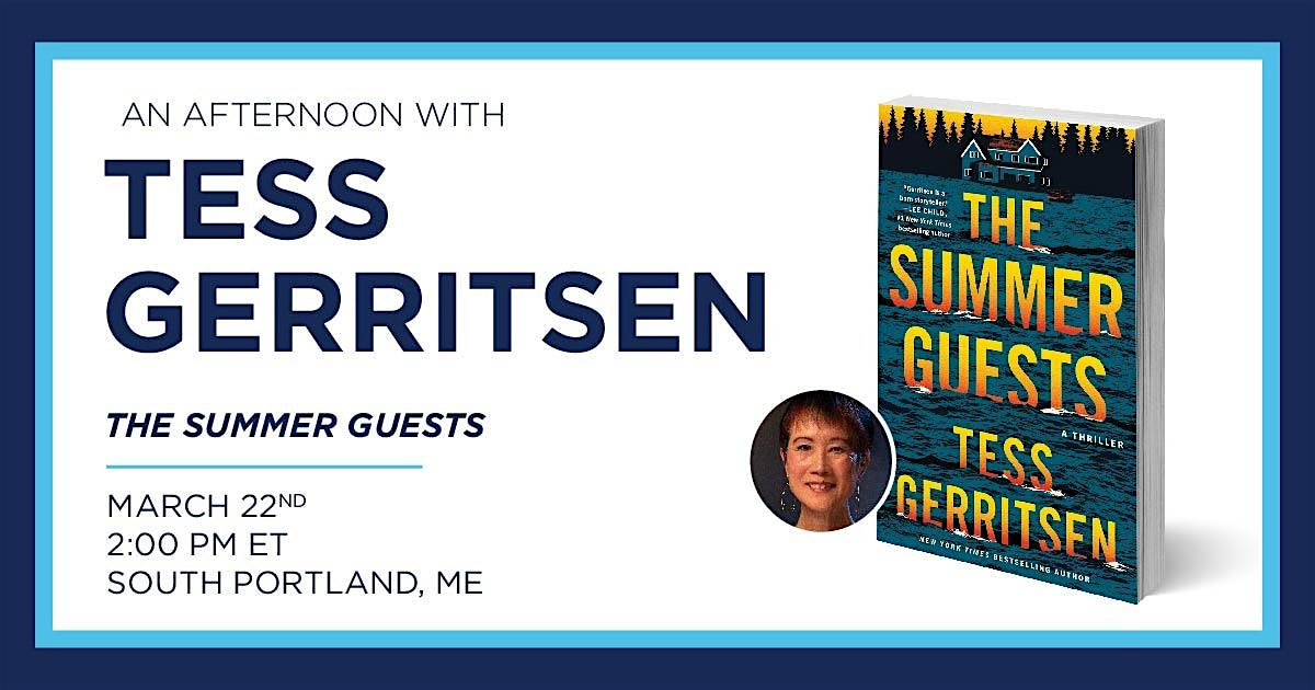 An Afternoon with Tess Gerritsen – South Portland, ME