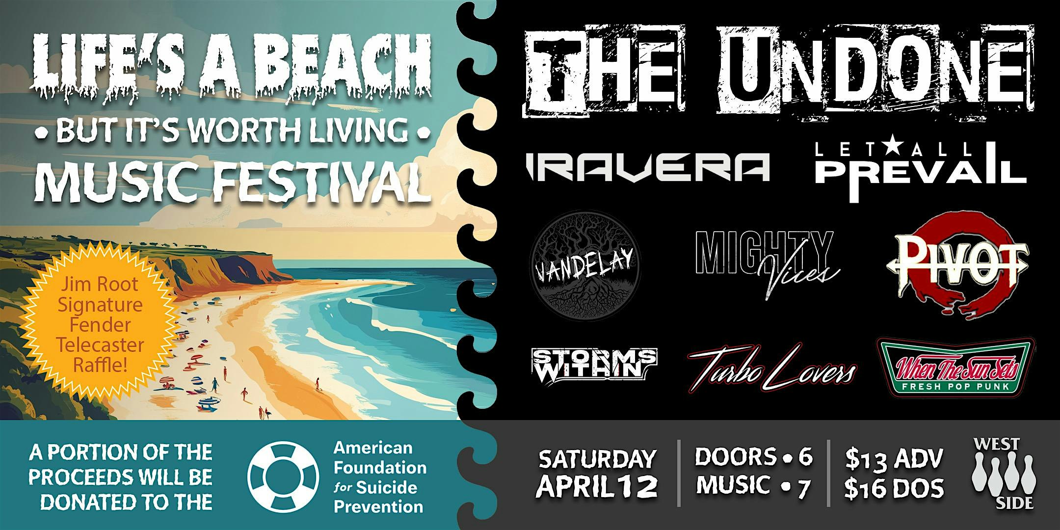 Life’s a Beach But It’s Worth Living Music Festival – Youngstown, OH