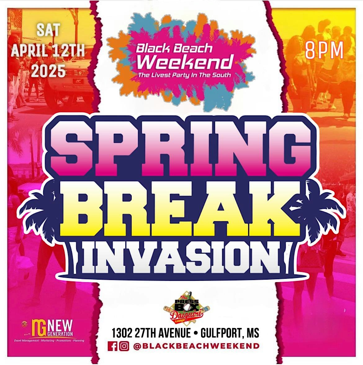 Spring Break Invasion Bikini Tops & Short Shorts – Gulfport, MS