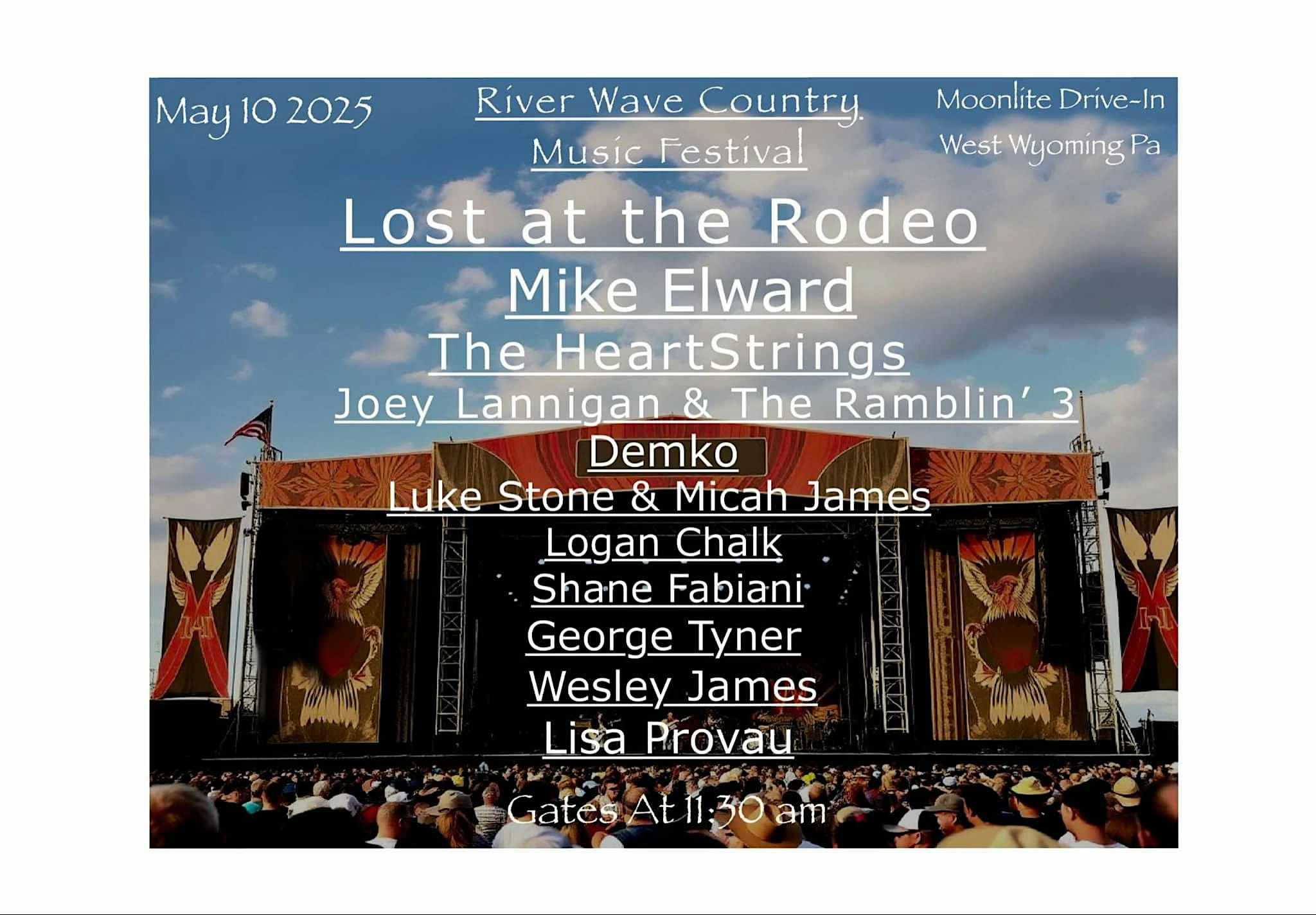 River Wave Country Music Festival – West Wyoming, PA