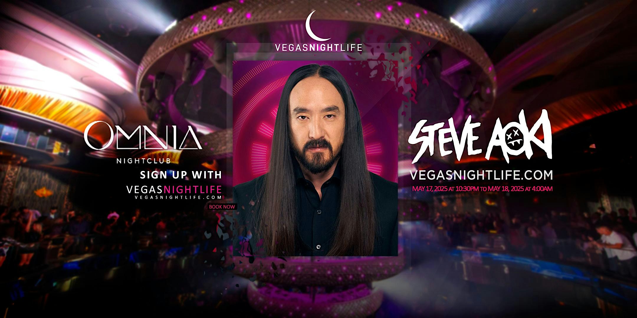 Steve Aoki | EDC Saturday Party Vegas | OMNIA Nightclub – Las Vegas, NV