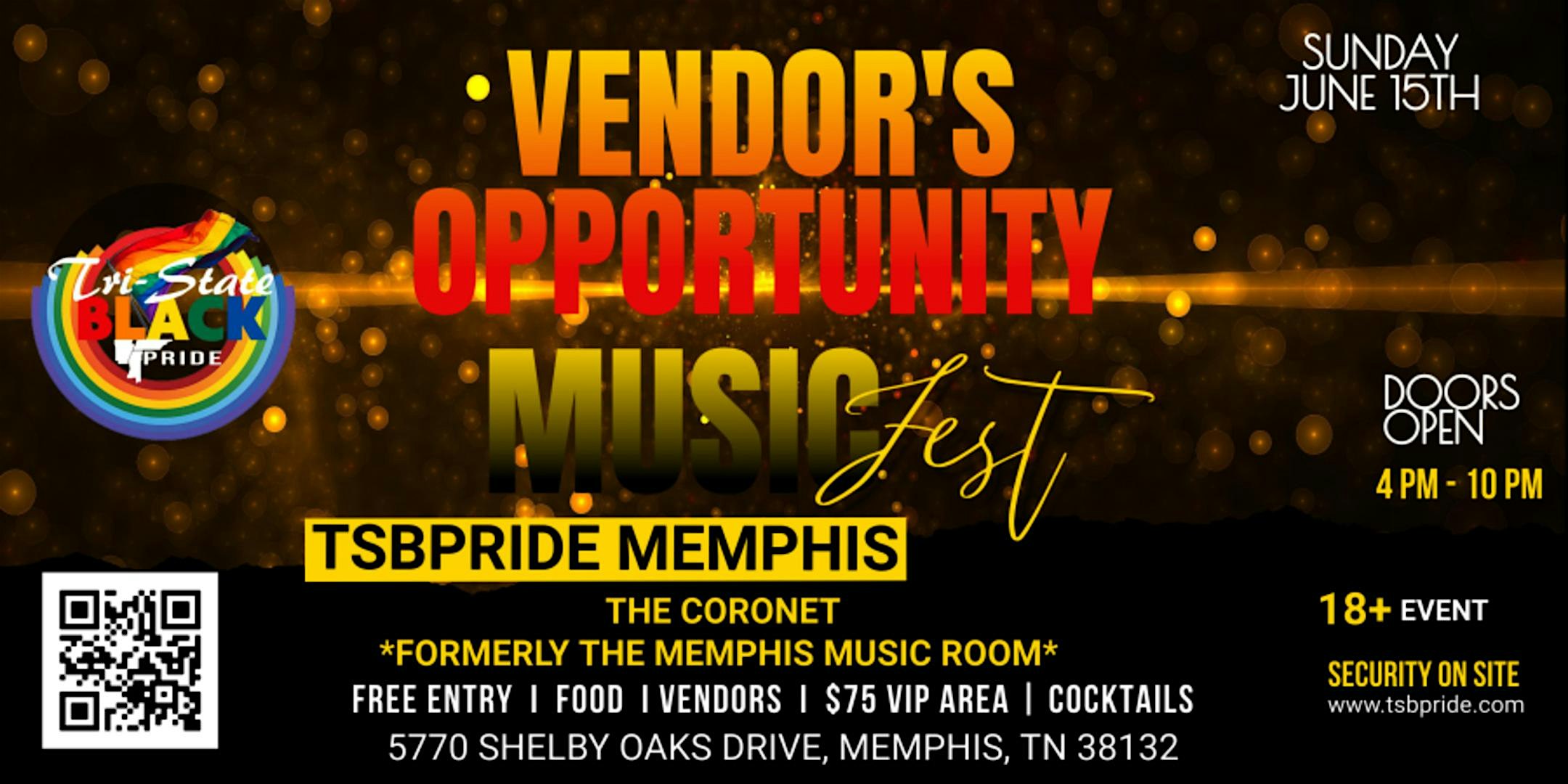 2025 MUSIC FESTIVAL VENDORS REGISTRATION LINK FOR TRISTATE BLACK PRIDE – Memphis, TN