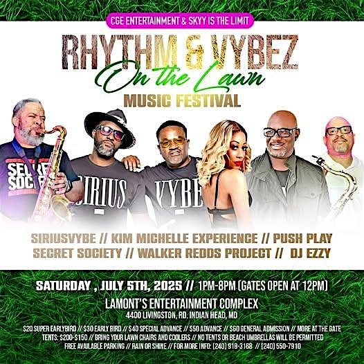 RHYTHM & VYBEZ “On The Lawn” – Indian Head, MD