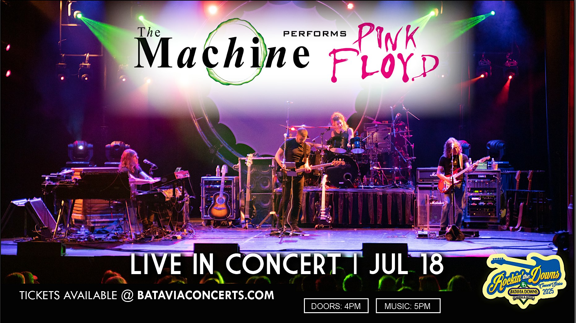 The Machine – 2025 Rockin’ the Downs Summer Concert Series – Batavia, NY