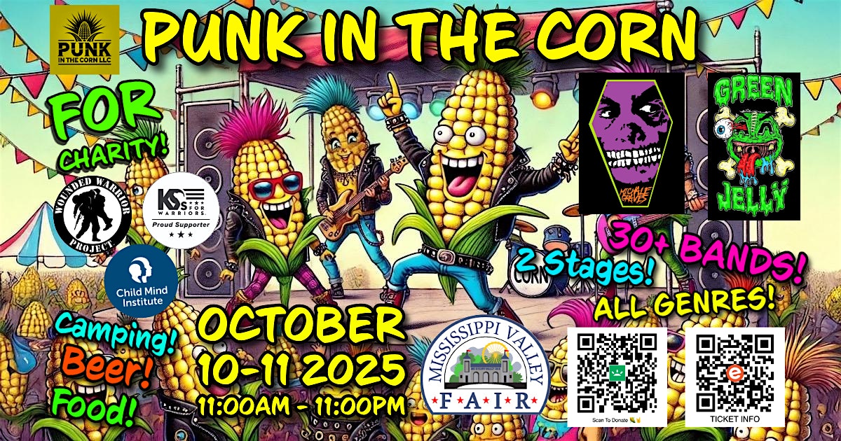 PUNK IN THE CORN MUSIC FESTIVAL – Davenport, IA