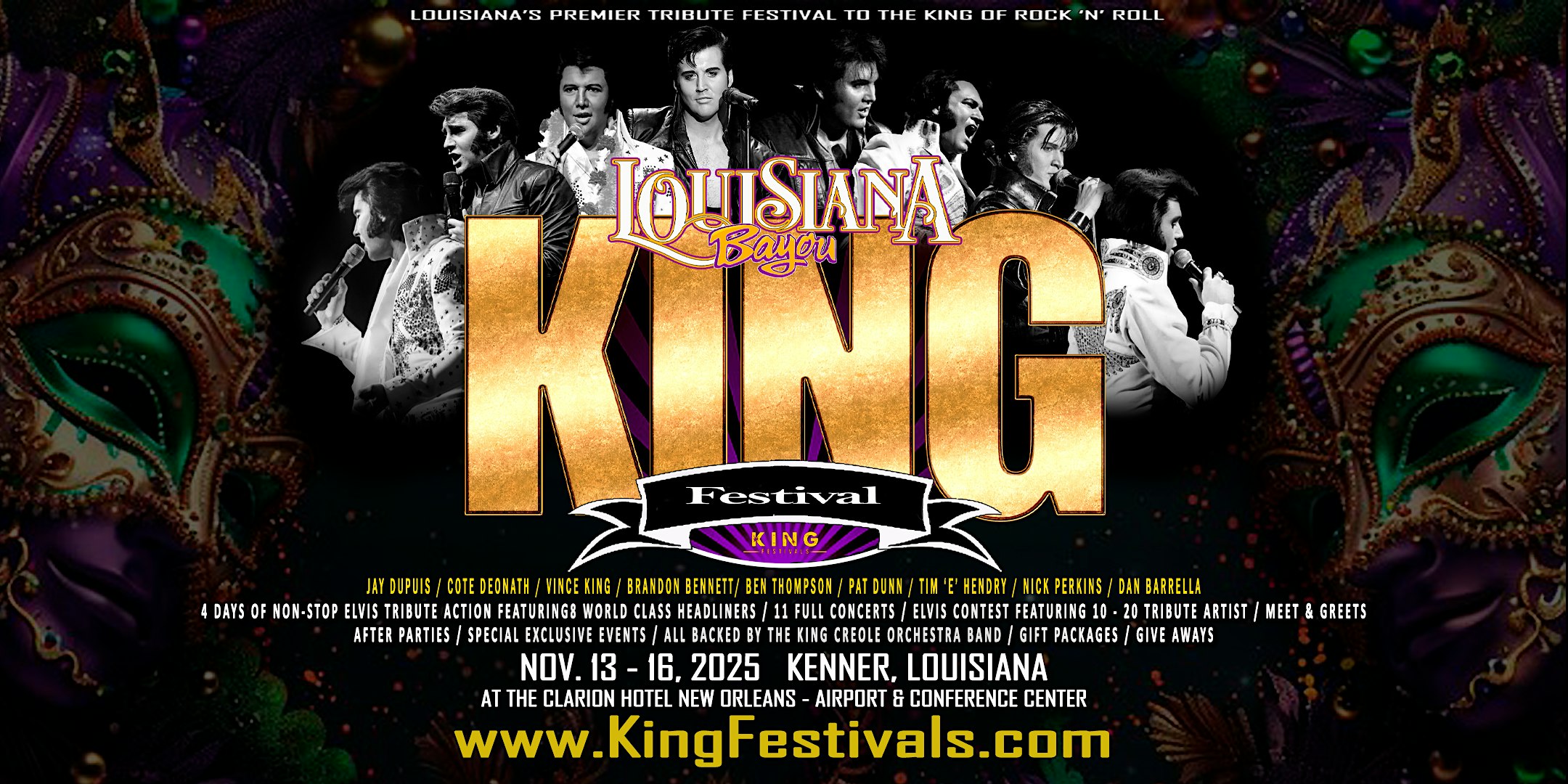 2025 Louisiana Bayou King Festival – Kenner, LA