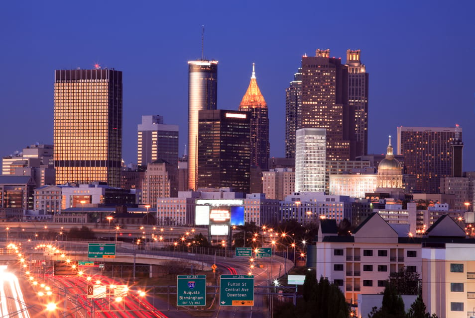 Atlanta: City Lights Night Tour with Photos & Dinner Stop – Atlanta, Georgia