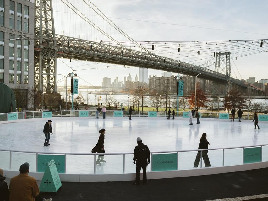 Brooklyn: Ice Skating at Domino Park – New York City, New York