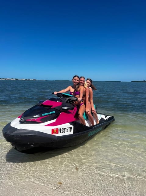 Clearwater: Dolphin Jet Ski Tour – 1 SKI FOR UP TO 3 PEOPLE – Clearwater, Florida