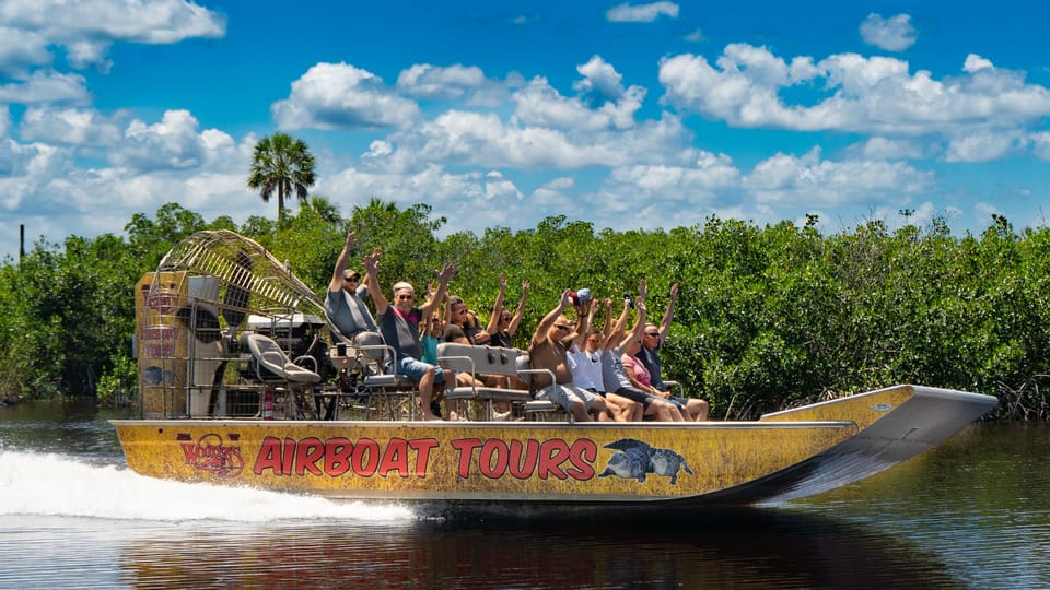 Everglades City: Guided Kayaking Tour with and Airboat Ride – Everglades City, Florida