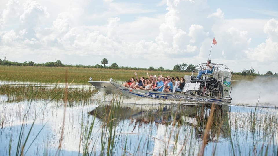 Everglades: Sawgrass Park Airboat Adventure Package – Fort Lauderdale, Florida