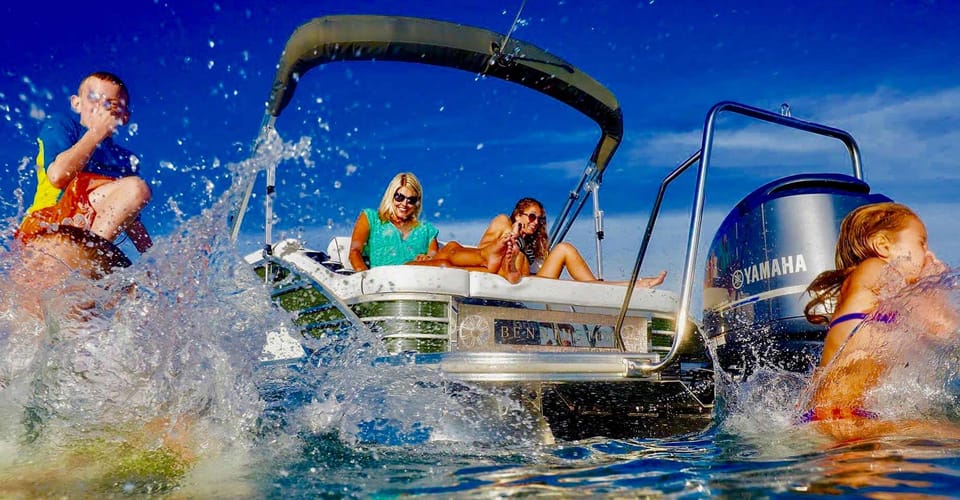 Fort Walton Beach: Crab Island Pontoon Boat Rental – Fort Walton Beach, Florida