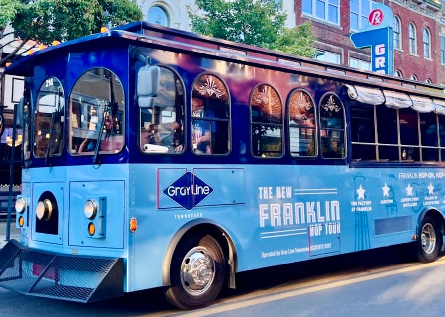 Franklin: Trolley Hop-On and Hop-Off Tour – Franklin, Tennessee