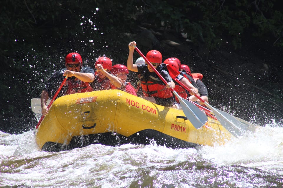 From Hartford: Upper Pigeon River White Water Rafting Tour – Great Smoky Mountains National Park, Tennessee