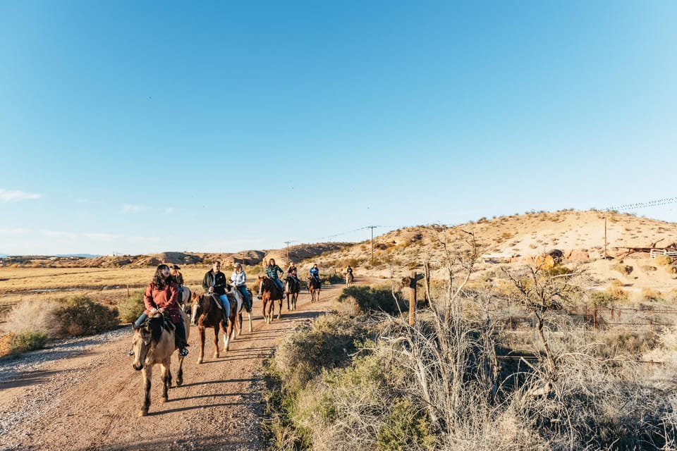 From Las Vegas: Desert Sunset Horseback Ride with BBQ Dinner – Las Vegas, Nevada