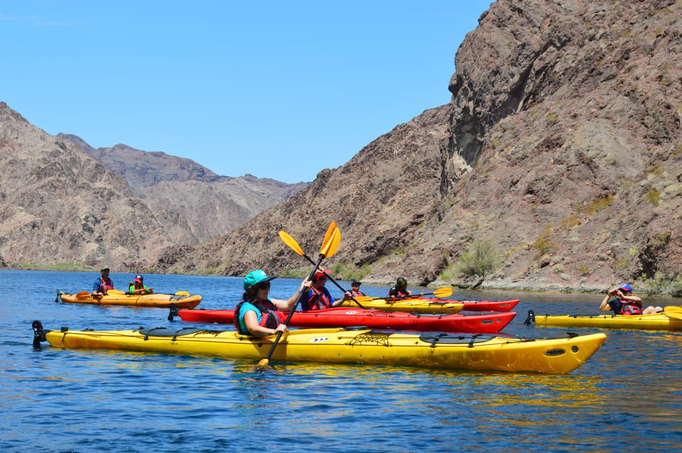 From Las Vegas: Guided Emerald Cave Kayak Tour – Colorado River, Arizona