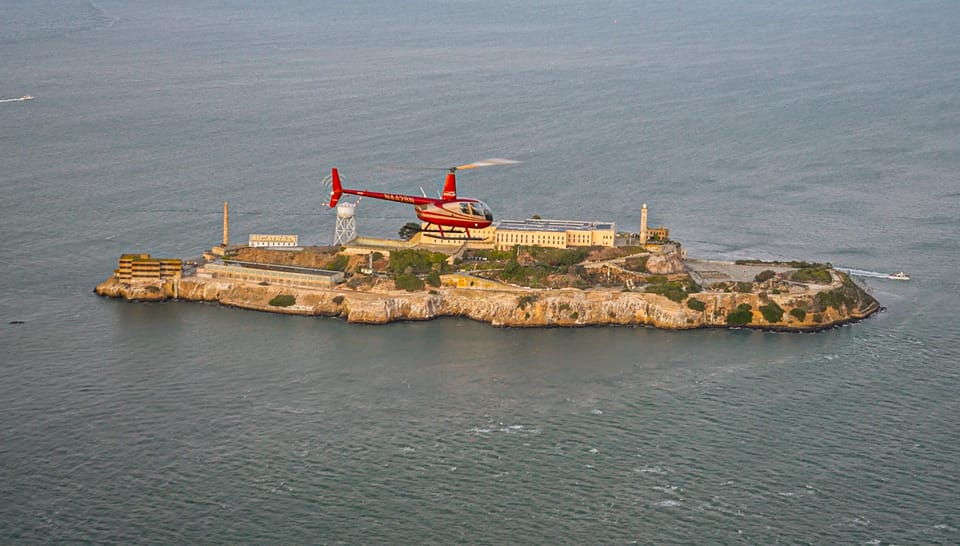 From Sausalito: San Francisco and Alcatraz Helicopter Tour – San Francisco, California